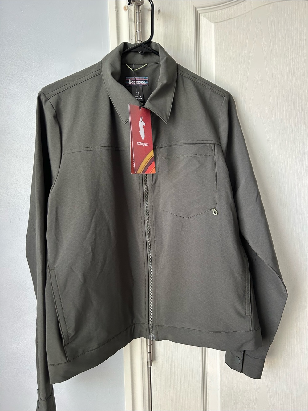 cotopaxi Men's Olive Zip-Front Shirt Jacket